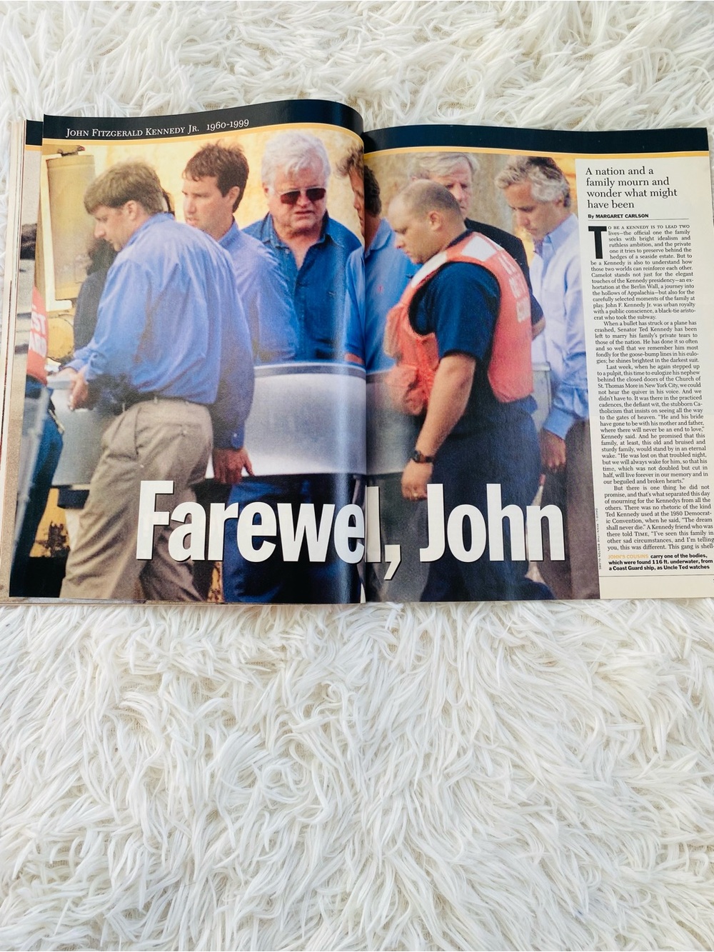 1999 JFK JR Time Magazine Memorial Issue John F Kennedy Jr Funeral August 2 1999 - Picture 5 of 16